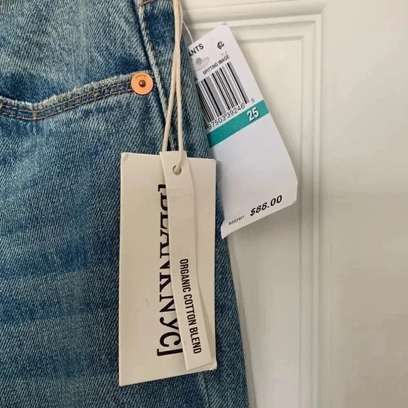 Blank NYC The Cooper Distressed Straight Jeans - Picture 7 of 8